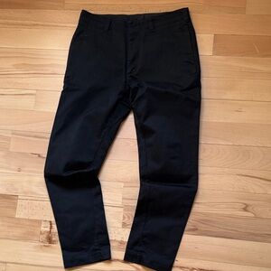 Men's Classic Black Chinos